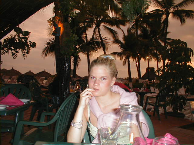 Gitte f�r middagen