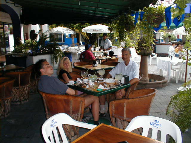 P� grill restaurant med lemonade